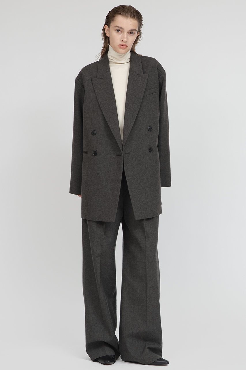 【イロット/IIROT】のウール サージ ジャケット 人気、トレンドファッション・服の通販 founy(ファニー) 　ファッション　Fashion　レディースファッション　Fashion for Women　アウター　Coat / Outerwear Collection　レディースジャケット・軽アウター　Jackets　オイル　Body Oil　クラシック　Classic, Timeless Style　ショルダー　Shoulder, Shoulder Strap　ジャケット　Jacket, Outerwear　ドロップ　Drop Shoulder, Dropped Style　フォーマル　Formal, Dressy　other-5|ID: prp329100004908315 ipo3291000000036764734