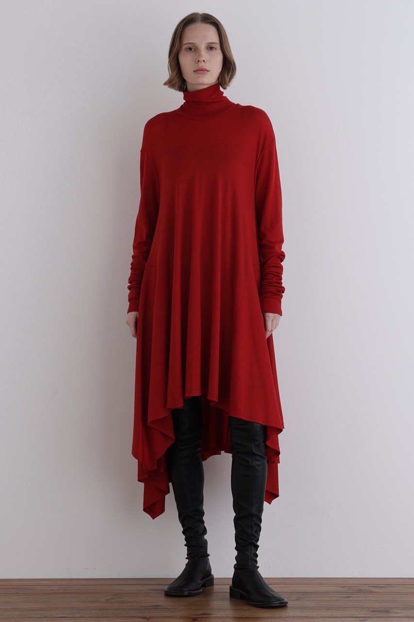 【ル フィル/LE PHIL】のウールジャージーコンビカットソー 人気、トレンドファッション・服の通販 founy(ファニー) 　ファッション　Fashion　レディースファッション　Fashion for Women　トップス・カットソー　Cut & Sew Tops　シャツ・ブラウス・オフィスカジュアル　Elegant Blouses & Button-Ups　ロングTシャツ・Tシャツ　Longline T-Shirts & Tees　カットソー・ベーシックTシャツ　Cut-and-Sewn Tops / Stretch Tees & Basics　おすすめ　Recommended / Our Picks　スタンダード　Standard, Basic　スリーブ　Sleeve, Long Sleeve / Short Sleeve　タートル　Turtleneck, Turtle Collar　ロング　Long, Long-Length　A/W・秋冬　Autumn/Winter　other-2|ID: prp329100004908331 ipo3291000000036765031