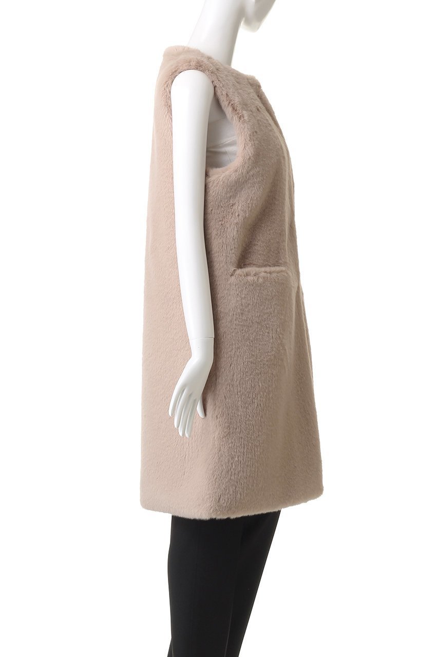 【レモンプレット/Lemonplet】のFAUX FUR MRD LAON VEST 人気、トレンドファッション・服の通販 founy(ファニー) 　ファッション　Fashion　レディースファッション　Fashion for Women　アウター　Coat / Outerwear Collection　レディースジャケット・軽アウター　Jackets　ジャケット　Jacket, Outerwear　バランス　Balance, Style Balance　フェイクファー　Faux Fur, Imitation Fur　ベスト　Vest, Waistcoat　ロング　Long, Long-Length　エレガント 上品　Elegant　A/W・秋冬　Autumn/Winter　other-3|ID: prp329100004908389 ipo3291000000036765322