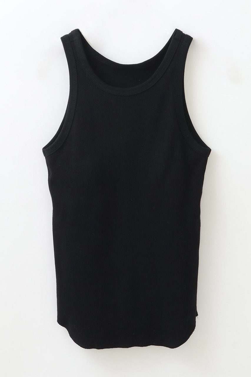 【ハー/HER.】のカップインリブタンクトップ インテリア・キッズ・メンズ・レディースファッション・服の通販 founy(ファニー) 　ファッション　Fashion　レディースファッション　Fashion for Women　トップス・カットソー　Cut & Sew Tops　キャミソール&ノースリーブ　Camisoles & Sleeveless Tops　シャツ・ブラウス・オフィスカジュアル　Elegant Blouses & Button-Ups　ロングTシャツ・Tシャツ　Longline T-Shirts & Tees　カットソー・ベーシックTシャツ　Cut-and-Sewn Tops / Stretch Tees & Basics　インナー　Innerwear　キャミソール　Camisole, Spaghetti Strap Top　ジャケット　Jacket, Outerwear　タンク　Tank Top, Sleeveless Top　ブラック|ID: prp329100004908477 ipo3291000000036765712