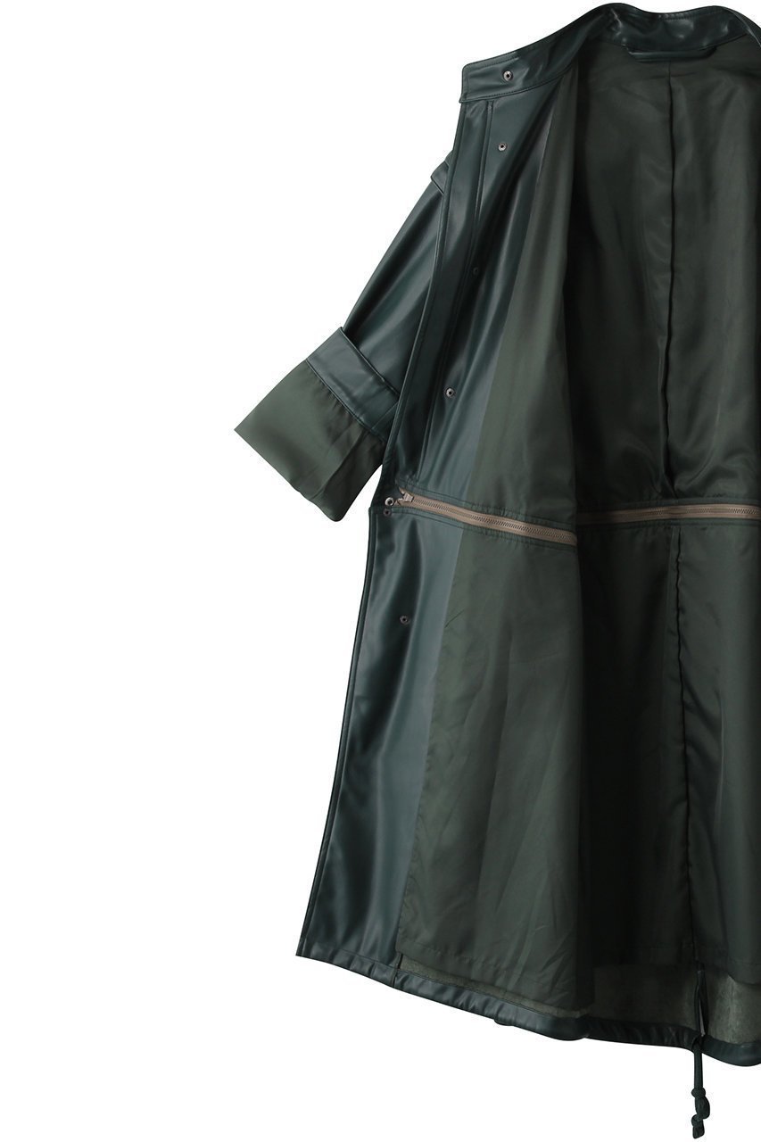 【メゾンスペシャル/MAISON SPECIAL】のフェイクレザーモッズコート 人気、トレンドファッション・服の通販 founy(ファニー) 　ファッション　Fashion　レディースファッション　Fashion for Women　アウター　Coat / Outerwear Collection　コート・ロングコート・ピーコート　Long Coats, Peacoats & More　モッズコート・ミリタリー風アウター　Mods & Field Coats　ジップ　Zip, Zipper　フェイクレザー　Faux Leather, PU Leather　モッズコート　Mods Coat, Military Parka　ロング　Long, Long-Length　other-8|ID: prp329100004908478 ipo3291000000036765745