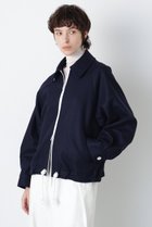 【ヒューエルミュージアム/hueLe Museum】の【STUMBLY】Bicolor Zip Swing Top 人気、トレンドファッション・服の通販 founy(ファニー) ファッション Fashion レディースファッション Fashion for Women アウター Coat / Outerwear Collection レディースジャケット・軽アウター Jackets クラシック Classic, Timeless Style ジャケット Jacket, Outerwear フォルム Silhouette, Form メルトン Melton, Heavy Wool モダン Modern, Contemporary thumbnail ネイビー|ID: prp329100004908491 ipo3291000000036765931