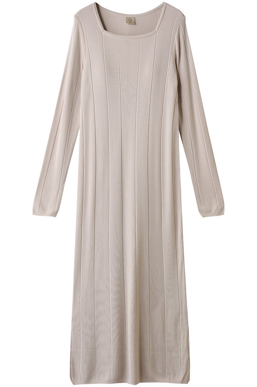 【フートーキョー/Foo Tokyo】のシルクブレンドリブニットワンピース 人気、トレンドファッション・服の通販 founy(ファニー) 　ファッション　Fashion　レディースファッション　Fashion for Women　ワンピース　Dresses　ニットワンピース　Knit Dresses　チュニック　Tunic Tops & Dresses　なめらか　Smooth, Silky Texture　インナー　Innerwear　シルク　Silk, 100% Silk　チュニック　Tunic, Long Top　ベーシック　Basic, Essential　 other-1|ID: prp329100004908542 ipo3291000000036766530