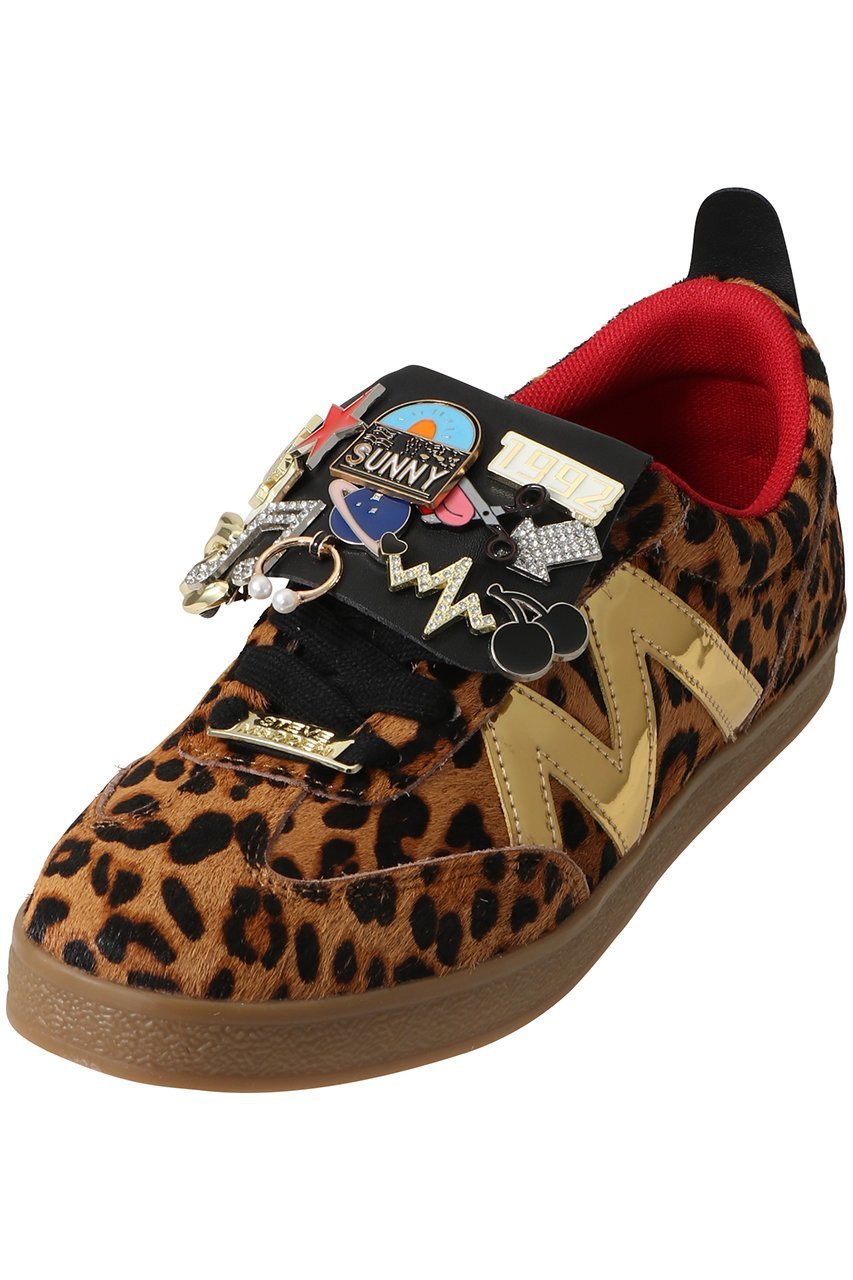 【スティーブマデン/STEVE MADDEN】のDIVULGE-L バッジ付レオパードスニーカー 人気、トレンドファッション・服の通販 founy(ファニー) 　ファッション　Fashion　レディースファッション　Fashion for Women　スニーカー　Sneakers, Trainers　レオパード　Leopard, Animal Print　 other-1|ID: prp329100004908543 ipo3291000000036766547