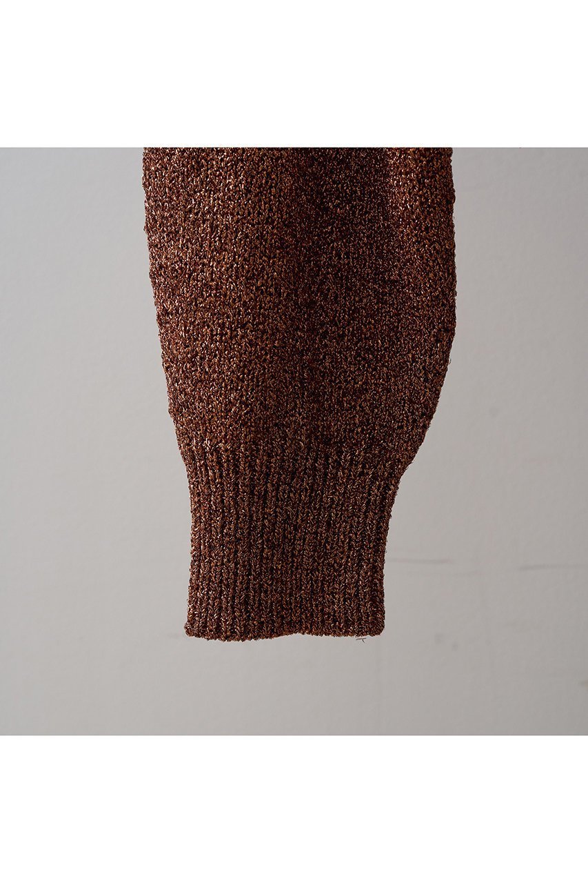 【デザイン ワークス/DESIGN WORKS】のラメクルーネックカーディガン 人気、トレンドファッション・服の通販 founy(ファニー) 　ファッション　Fashion　レディースファッション　Fashion for Women　トップス・カットソー　Cut & Sew Tops　ニット　Knit Tops & Sweaters　カーディガン・羽織り　Layered Style Cardigans　おすすめ　Recommended / Our Picks　アクセサリー　Fashion Accessories　オケージョン　Occasion Wear　カーディガン　Cardigan, Knitwear　コンパクト　Compact, Small Size　デニム　Denim, Jeans Material　エレガント 上品　Elegant　other-6|ID: prp329100004908547 ipo3291000000036766604