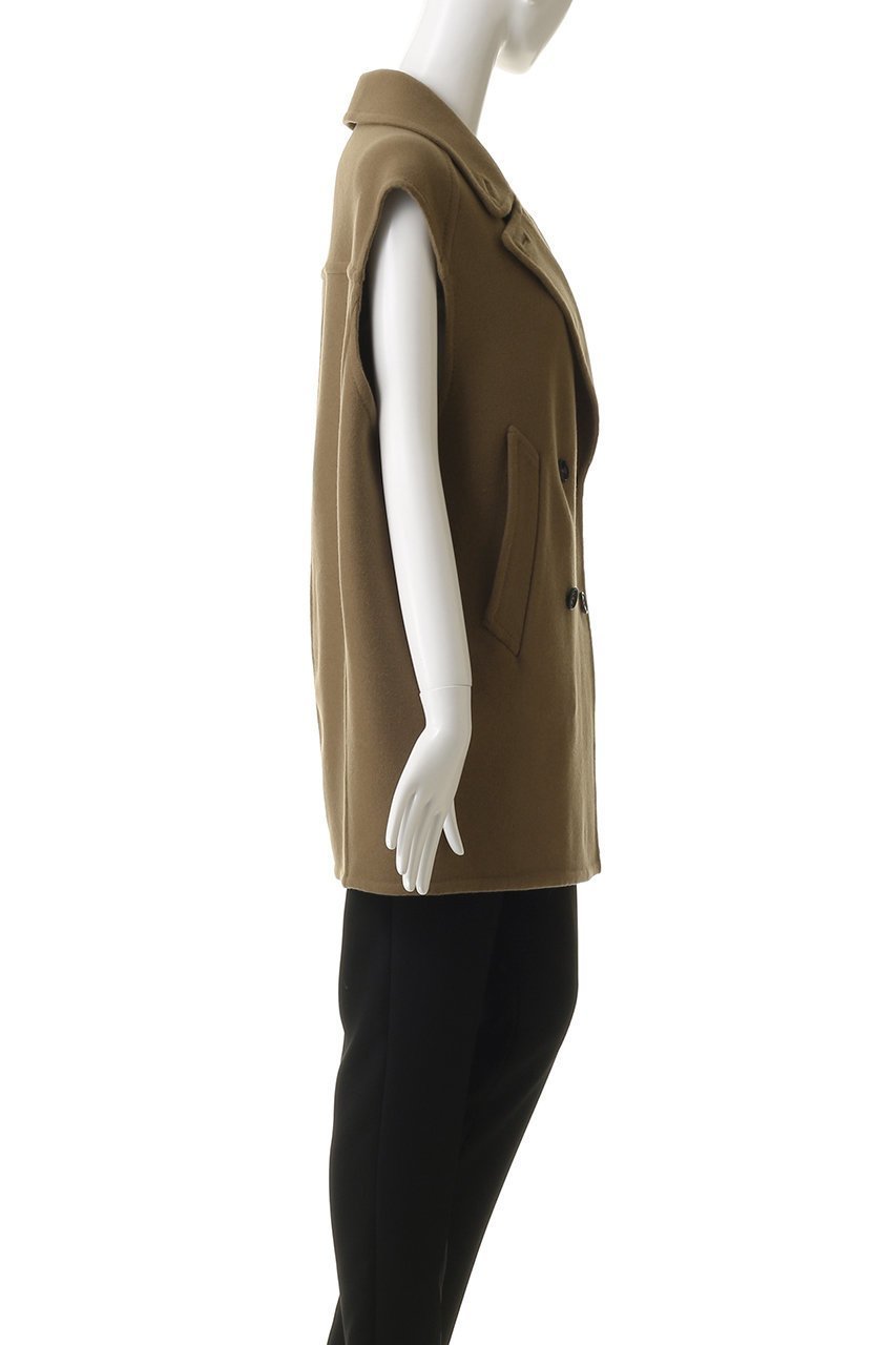 【ザ ストア バイ シー/THE STORE by C】の【COCUCA】リバーPコートベスト 人気、トレンドファッション・服の通販 founy(ファニー) 　ファッション　Fashion　レディースファッション　Fashion for Women　アウター　Coat / Outerwear Collection　コート・ロングコート・ピーコート　Long Coats, Peacoats & More　Pコート　Pea Coats　おすすめ　Recommended / Our Picks　ショート　Short, Short Length　ノースリーブ　Sleeveless, No-Sleeve　ベスト　Vest, Waistcoat　メルトン　Melton, Heavy Wool　ヨーク　Yoke, Yoke Design　ロング　Long, Long-Length　冬　Winter / This Winter　別注　Limited Edition, Custom Order　秋　Autumn　A/W・秋冬　Autumn/Winter　other-3|ID: prp329100004908548 ipo3291000000036766618