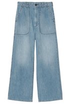 【マディソンブルー/MADISONBLUE】のWIDE BAKER PT ワイドベイカーパンツ 人気、トレンドファッション・服の通販 founy(ファニー) ファッション Fashion レディースファッション Fashion for Women パンツ Pants & Trousers デニム Denim, Jeans Material ルーズ Loose, Oversized ワーク Workwear, Utility Style ヴィンテージ Vintage Style thumbnail ブルー|ID: prp329100004908558 ipo3291000000036766773