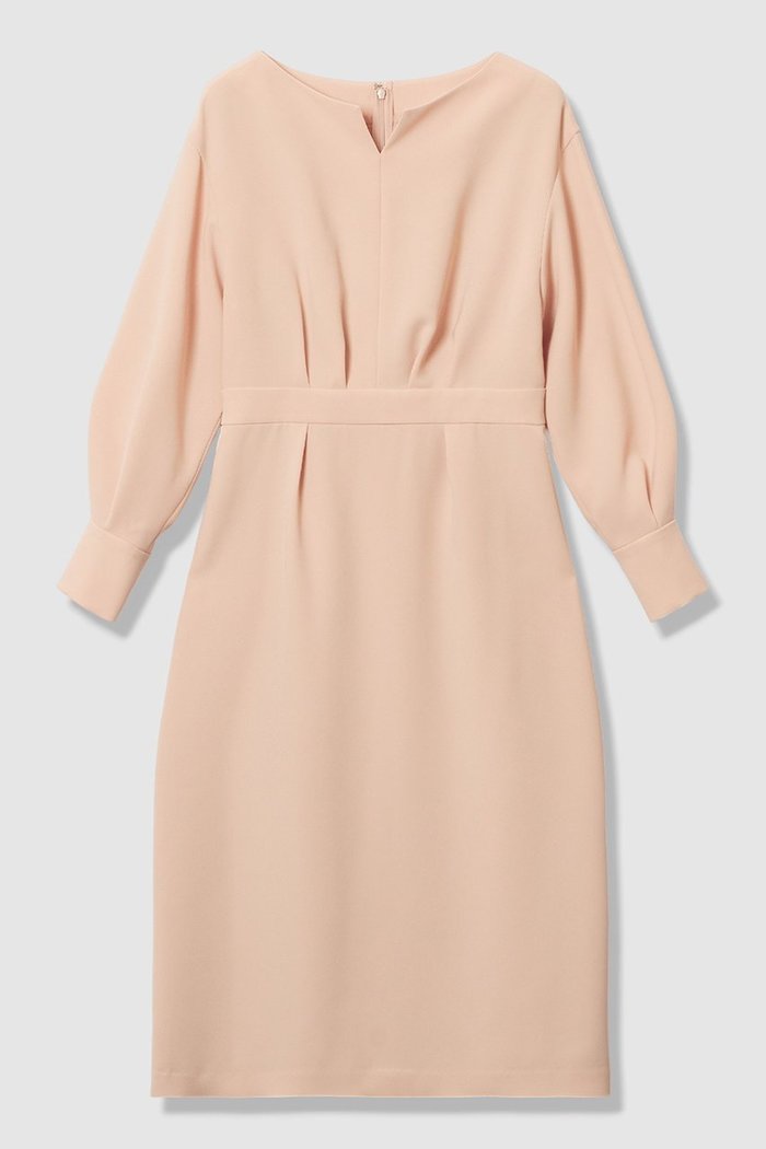 【アナイ/ANAYI】の【Eternal Line 2026】ストレッチクロスキーネック ワンピース インテリア・キッズ・メンズ・レディースファッション・服の通販 founy(ファニー) https://founy.com/ ファッション Fashion レディースファッション Fashion for Women ワンピース Dresses チュニック Tunic Tops & Dresses コンパクト Compact, Small Size ストレッチ Stretch, Stretchy Fabric スリーブ Sleeve, Long Sleeve / Short Sleeve ダブル Double, Double-Breasted チュニック Tunic, Long Top デコルテ Décolleté, Neckline ドロップ Drop Shoulder, Dropped Style バランス Balance, Style Balance ロング Long, Long-Length エレガント 上品 Elegant |ID: prp329100004908578 ipo3291000000036767074