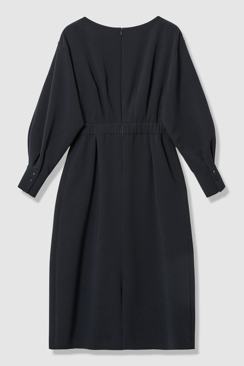 【アナイ/ANAYI】の【Eternal Line 2026】ストレッチクロスキーネック ワンピース 人気、トレンドファッション・服の通販 founy(ファニー) 　ファッション　Fashion　レディースファッション　Fashion for Women　ワンピース　Dresses　チュニック　Tunic Tops & Dresses　コンパクト　Compact, Small Size　ストレッチ　Stretch, Stretchy Fabric　スリーブ　Sleeve, Long Sleeve / Short Sleeve　ダブル　Double, Double-Breasted　チュニック　Tunic, Long Top　デコルテ　Décolleté, Neckline　ドロップ　Drop Shoulder, Dropped Style　バランス　Balance, Style Balance　ロング　Long, Long-Length　エレガント 上品　Elegant　other-2|ID: prp329100004908578 ipo3291000000036767081