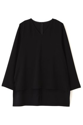 【アドーア/ADORE】のバックサテンジョーゼットVネック 人気、トレンドファッション・服の通販 founy(ファニー) ファッション Fashion レディースファッション Fashion for Women トップス・カットソー Cut & Sew Tops シャツ・ブラウス・オフィスカジュアル Elegant Blouses & Button-Ups Vネックトップス V-Neck Tops / V-Cut Neckline Shirts バッグ Bags サテン Satin, Glossy Fabric ジョーゼット Georgette, Semi-Sheer Fabric ストレッチ Stretch, Stretchy Fabric スリーブ Sleeve, Long Sleeve / Short Sleeve ロング Long, Long-Length |ID:prp329100004908612