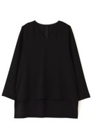 【アドーア/ADORE】のバックサテンジョーゼットVネック 人気、トレンドファッション・服の通販 founy(ファニー) ファッション Fashion レディースファッション Fashion for Women トップス・カットソー Cut & Sew Tops シャツ・ブラウス・オフィスカジュアル Elegant Blouses & Button-Ups Vネックトップス V-Neck Tops / V-Cut Neckline Shirts バッグ Bags サテン Satin, Glossy Fabric ジョーゼット Georgette, Semi-Sheer Fabric ストレッチ Stretch, Stretchy Fabric スリーブ Sleeve, Long Sleeve / Short Sleeve ロング Long, Long-Length |ID:prp329100004908612