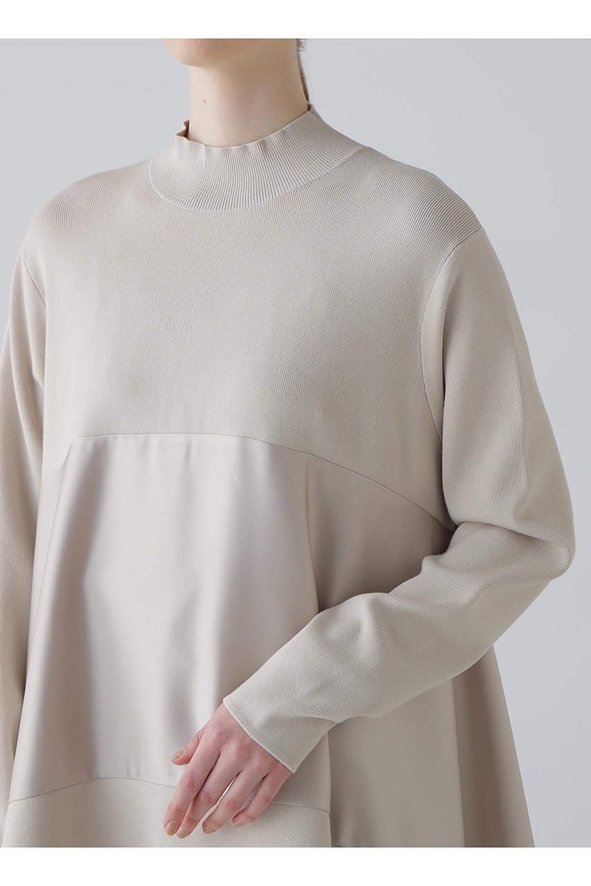 【アドーア/ADORE】のサテンコンビニット 人気、トレンドファッション・服の通販 founy(ファニー) 　ファッション　Fashion　レディースファッション　Fashion for Women　トップス・カットソー　Cut & Sew Tops　ニット　Knit Tops & Sweaters　カジュアルプルオーバー・ニットトップス　Pullovers & Knit Tops / Casual Pullovers　インナー　Innerwear　コンビ　Combo, Combination Style　サテン　Satin, Glossy Fabric　センター　Center, Center Line　バランス　Balance, Style Balance　リラックス　Relax, Relaxed Fit　other-7|ID: prp329100004908613 ipo3291000000036767508