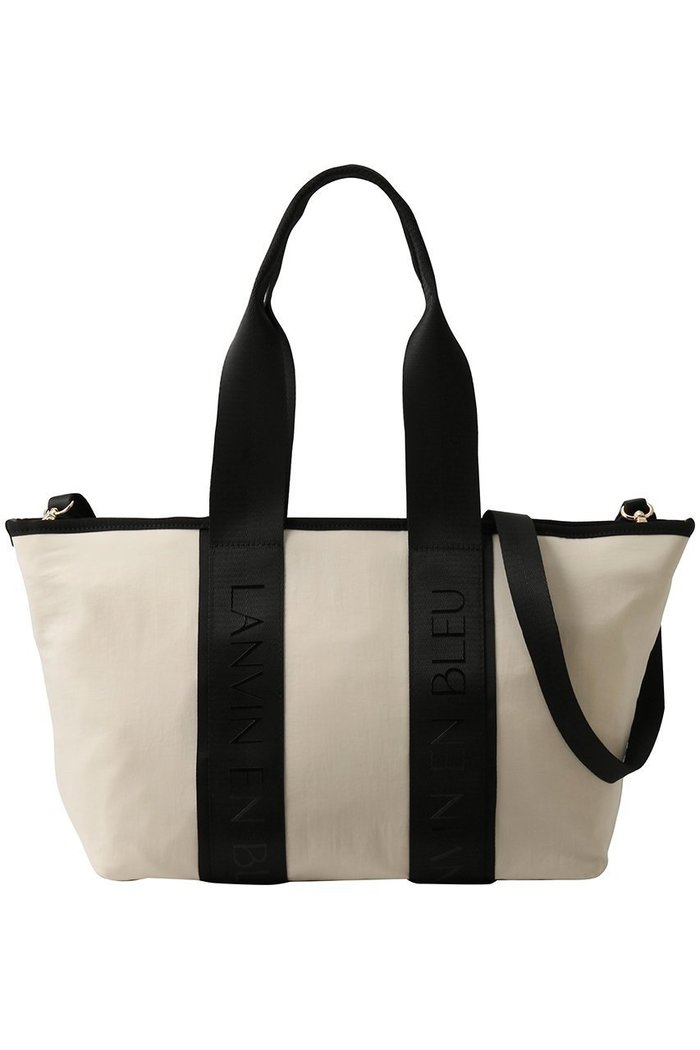 【ランバン オン ブルー/LANVIN en Bleu】のロゴテープワイドトートバッグ インテリア・キッズ・メンズ・レディースファッション・服の通販 founy(ファニー) https://founy.com/ ファッション Fashion レディースファッション Fashion for Women バッグ Bags おすすめ Recommended / Our Picks ショルダー Shoulder, Shoulder Strap シンプル Simple, Minimal ジップ Zip, Zipper ワイド Wide, Wide Fit エレガント 上品 Elegant ビジネス 仕事 通勤 Business / Work / Commuting |ID: prp329100004908633 ipo3291000000036767723