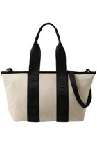 【ランバン オン ブルー/LANVIN en Bleu】のロゴテープワイドトートバッグ ベージュ|ID: prp329100004908633 ipo3291000000036767725