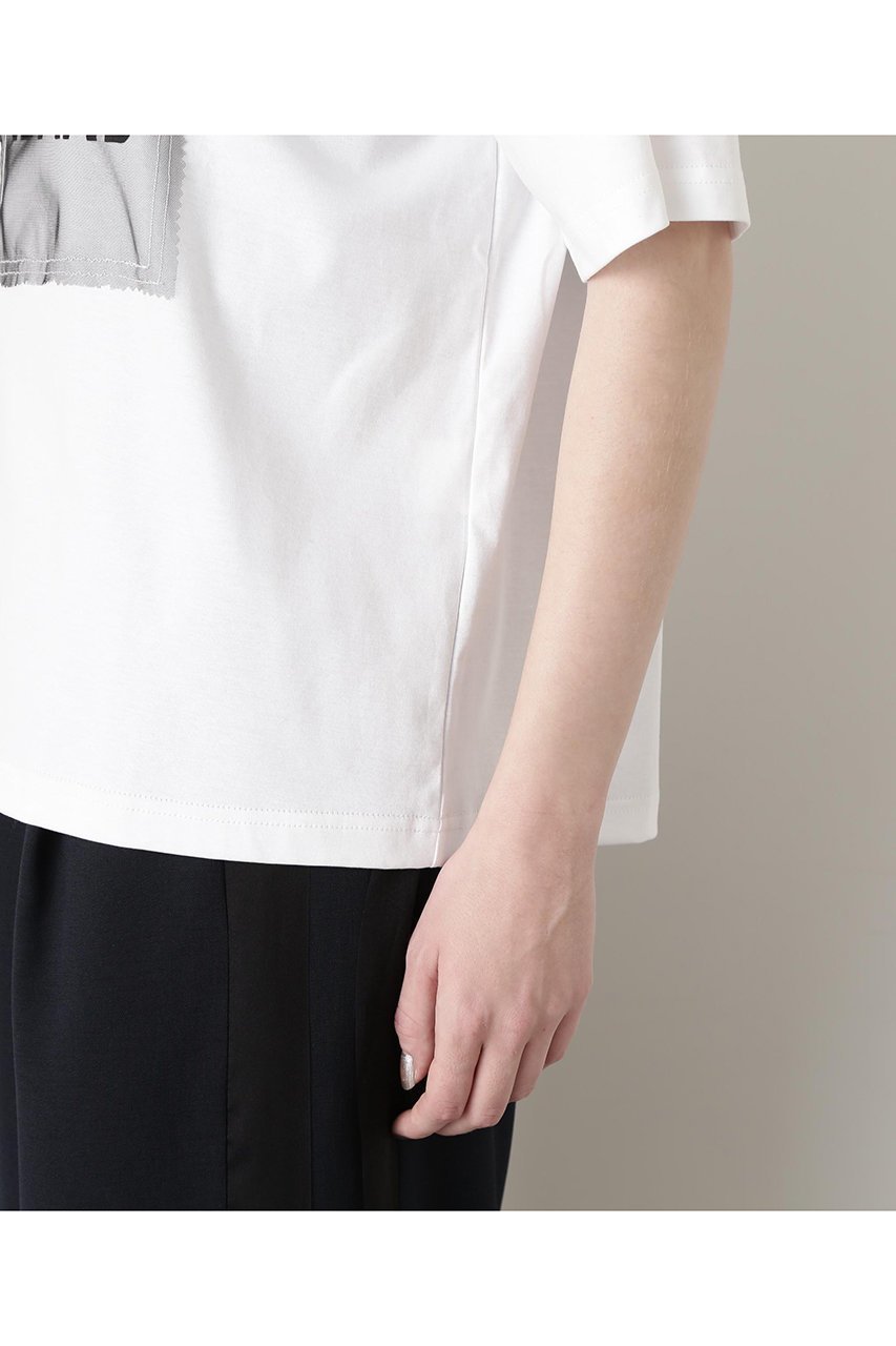 【ヒューエルミュージアム/hueLe Museum】の【STUMBLY】Printed T-shirts 人気、トレンドファッション・服の通販 founy(ファニー) ファッション Fashion レディースファッション Fashion for Women トップス・カットソー Cut & Sew Tops シャツ・ブラウス・オフィスカジュアル Elegant Blouses & Button-Ups ロングTシャツ・Tシャツ Longline T-Shirts & Tees カットソー・ベーシックTシャツ Cut-and-Sewn Tops / Stretch Tees & Basics ショート Short, Short Length スリーブ Sleeve, Long Sleeve / Short Sleeve チュール Tulip, Tulip Motif プリント Print, Printed Pattern other-7|ID: prp329100004908663 ipo3291000000036768215