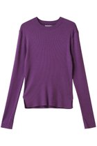 【ヒューエルミュージアム/hueLe Museum】の【hLM】ウォシャブルシルクニットプルオーバー パープル|ID: prp329100004908666 ipo3291000000036768245