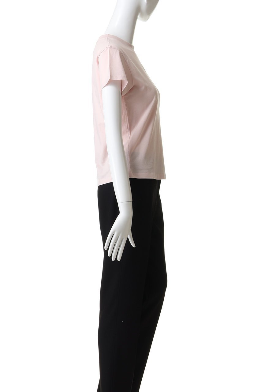 【エムエム6 メゾン マルタン マルジェラ/MM6 Maison Martin Margiela】のロゴ Tシャツ 人気、トレンドファッション・服の通販 founy(ファニー) 　ファッション　Fashion　レディースファッション　Fashion for Women　トップス・カットソー　Cut & Sew Tops　シャツ・ブラウス・オフィスカジュアル　Elegant Blouses & Button-Ups　ロングTシャツ・Tシャツ　Longline T-Shirts & Tees　カットソー・ベーシックTシャツ　Cut-and-Sewn Tops / Stretch Tees & Basics　インナー　Innerwear　コンパクト　Compact, Small Size　ショート　Short, Short Length　ジャケット　Jacket, Outerwear　スリーブ　Sleeve, Long Sleeve / Short Sleeve　フロント　Front, Front Design　other-3|ID: prp329100004908686 ipo3291000000036768473