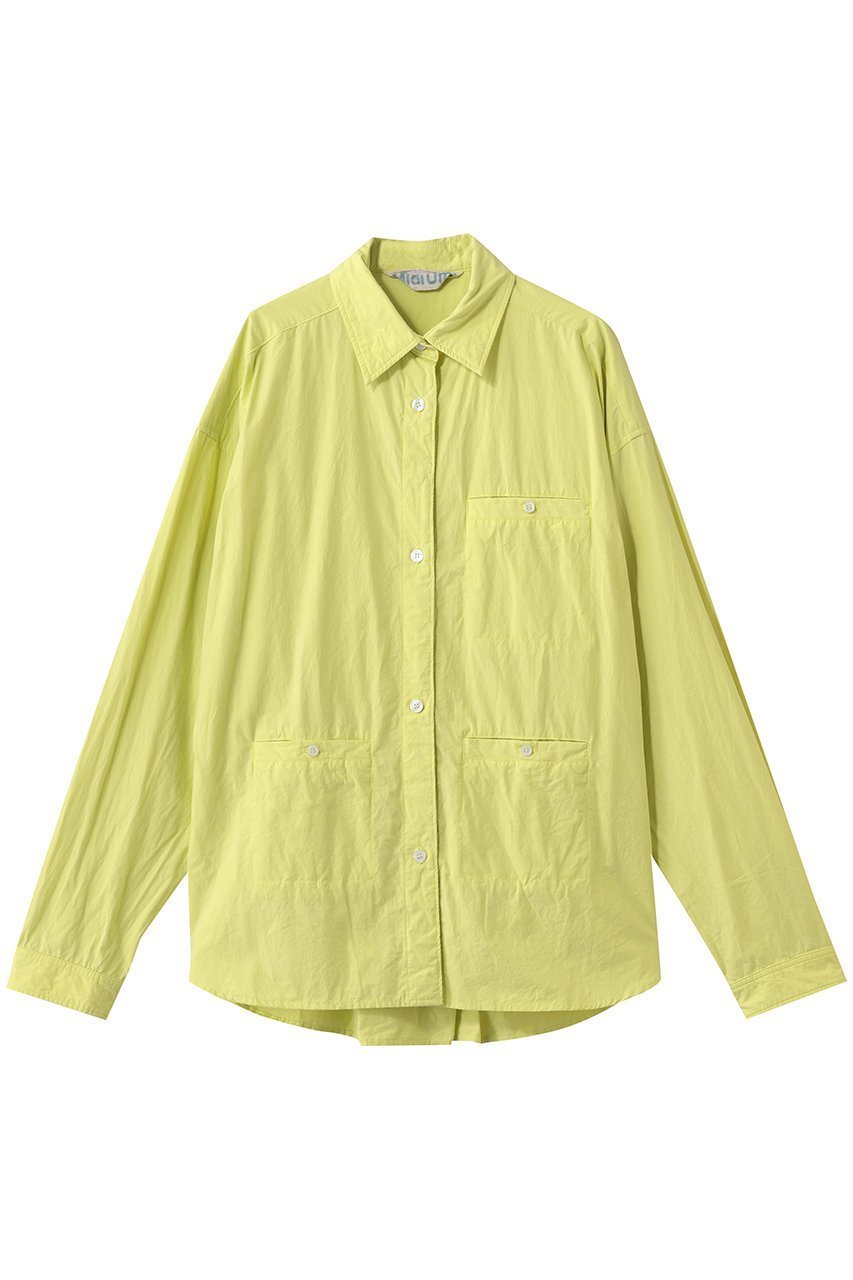 【ミディウミ/MidiUmi】のthree pocket shirt シャツ インテリア・キッズ・メンズ・レディースファッション・服の通販 founy(ファニー) ファッション Fashion レディースファッション Fashion for Women トップス・カットソー Cut & Sew Tops シャツ・ブラウス・オフィスカジュアル Elegant Blouses & Button-Ups ロングTシャツ・Tシャツ Longline T-Shirts & Tees シンプル Simple, Minimal スリーブ Sleeve, Long Sleeve / Short Sleeve ポケット Pocket, Pocket Detail ロング Long, Long-Length ワーク Workwear, Utility Style yellow|ID: prp329100004908696 ipo3291000000036768607