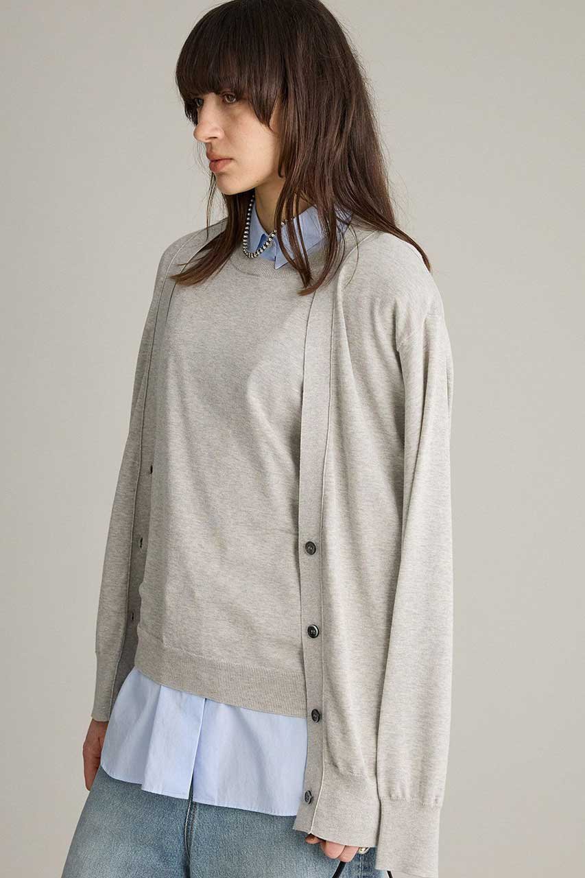 【ブリル/BRILL】のレイヤードカーディガン 人気、トレンドファッション・服の通販 founy(ファニー) 　ファッション　Fashion　レディースファッション　Fashion for Women　トップス・カットソー　Cut & Sew Tops　ニット　Knit Tops & Sweaters　カーディガン・羽織り　Layered Style Cardigans　アンサンブル　Ensemble Set　カーディガン　Cardigan, Knitwear　コンパクト　Compact, Small Size　フロント　Front, Front Design　other-3|ID: prp329100004908697 ipo3291000000036768626