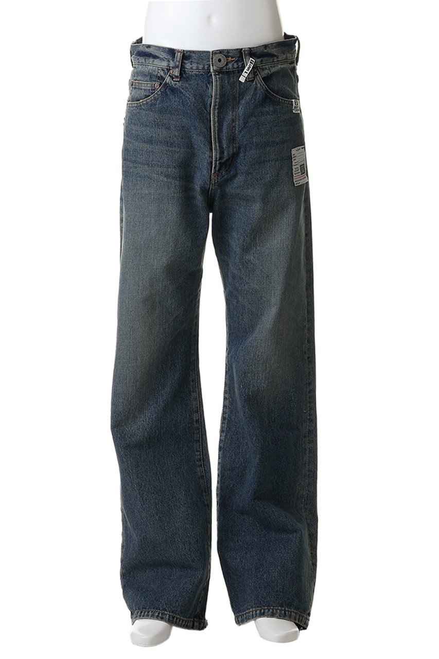 【メゾン ミハラヤスヒロ/Maison MIHARA YASUHIRO / MEN】の【MEN】【Maison MIHARA YASUHIRO】FLARE TAPERED ジーンズ 人気、トレンドファッション・服の通販 founy(ファニー) 　ファッション　Fashion　メンズファッション　Fashion for Men　ボトムス　Bottoms　デニムパンツ・ジーンズ　Denim Pants　シューズ　Shoes, Footwear　ジーンズ　Jeans, Denim Pants　ダメージ　Distressed, Destroyed　デニム　Denim, Jeans Material　フレア　Flare, Flared　ポケット　Pocket, Pocket Detail　other-2|ID: prp329100004908707 ipo3291000000036768699