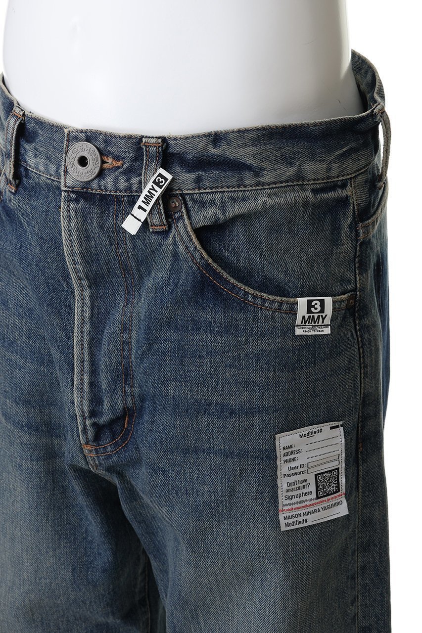 【メゾン ミハラヤスヒロ/Maison MIHARA YASUHIRO / MEN】の【MEN】【Maison MIHARA YASUHIRO】FLARE TAPERED ジーンズ 人気、トレンドファッション・服の通販 founy(ファニー) 　ファッション　Fashion　メンズファッション　Fashion for Men　ボトムス　Bottoms　デニムパンツ・ジーンズ　Denim Pants　シューズ　Shoes, Footwear　ジーンズ　Jeans, Denim Pants　ダメージ　Distressed, Destroyed　デニム　Denim, Jeans Material　フレア　Flare, Flared　ポケット　Pocket, Pocket Detail　other-5|ID: prp329100004908707 ipo3291000000036768705