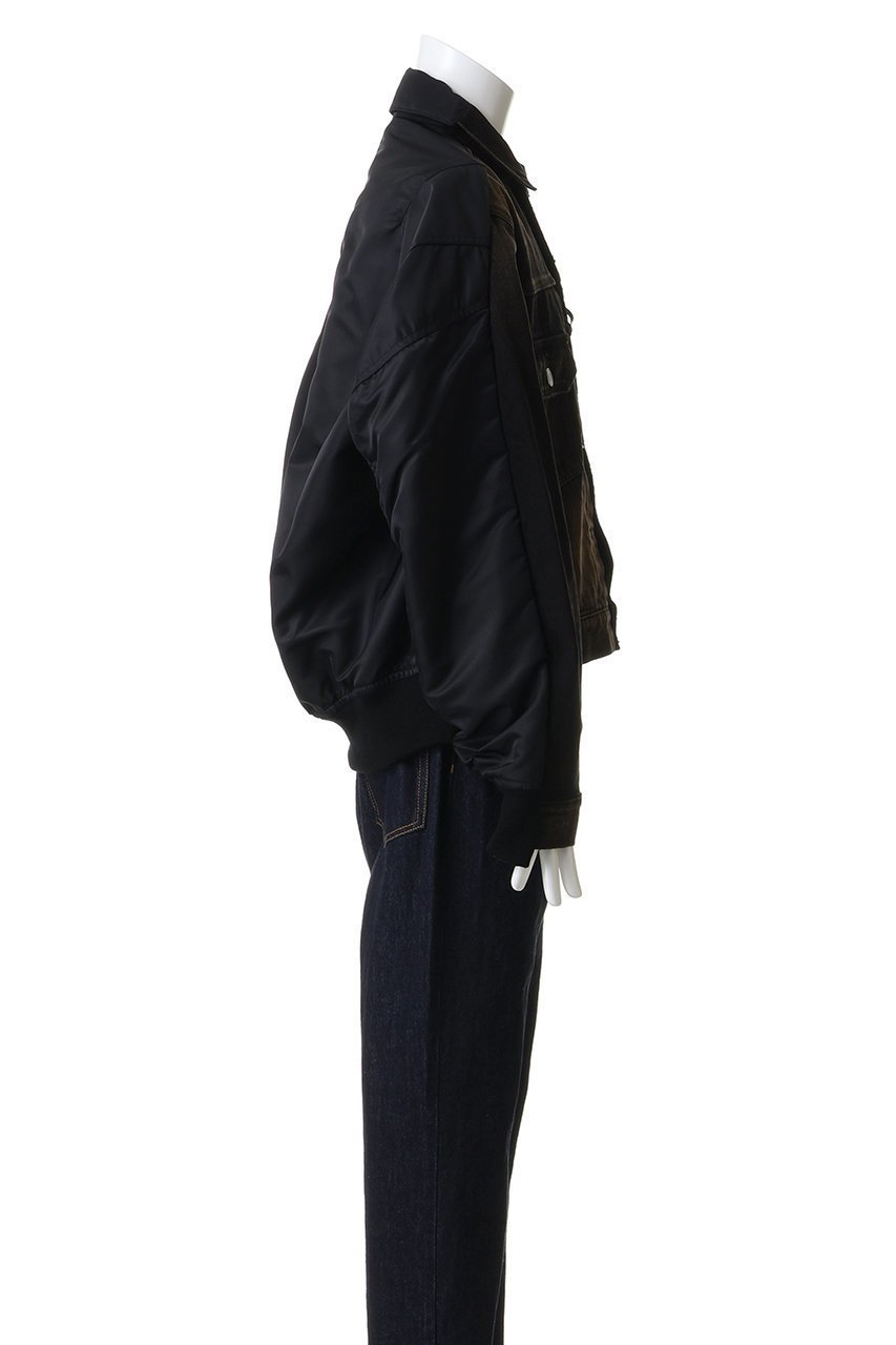 【メゾン ミハラヤスヒロ/Maison MIHARA YASUHIRO / MEN】の【MEN】【Maison MIHARA YASUHIRO】COMBINED DENIM×MA-1 ブルゾン 人気、トレンドファッション・服の通販 founy(ファニー) 　ファッション　Fashion　メンズファッション　Fashion for Men　ジャケット　Jacket, Outerwear　デニム　Denim, Jeans Material　ブルゾン　Blouson, Bomber Jacket　ミリタリー　Military, Army Style　other-3|ID: prp329100004908709 ipo3291000000036768714