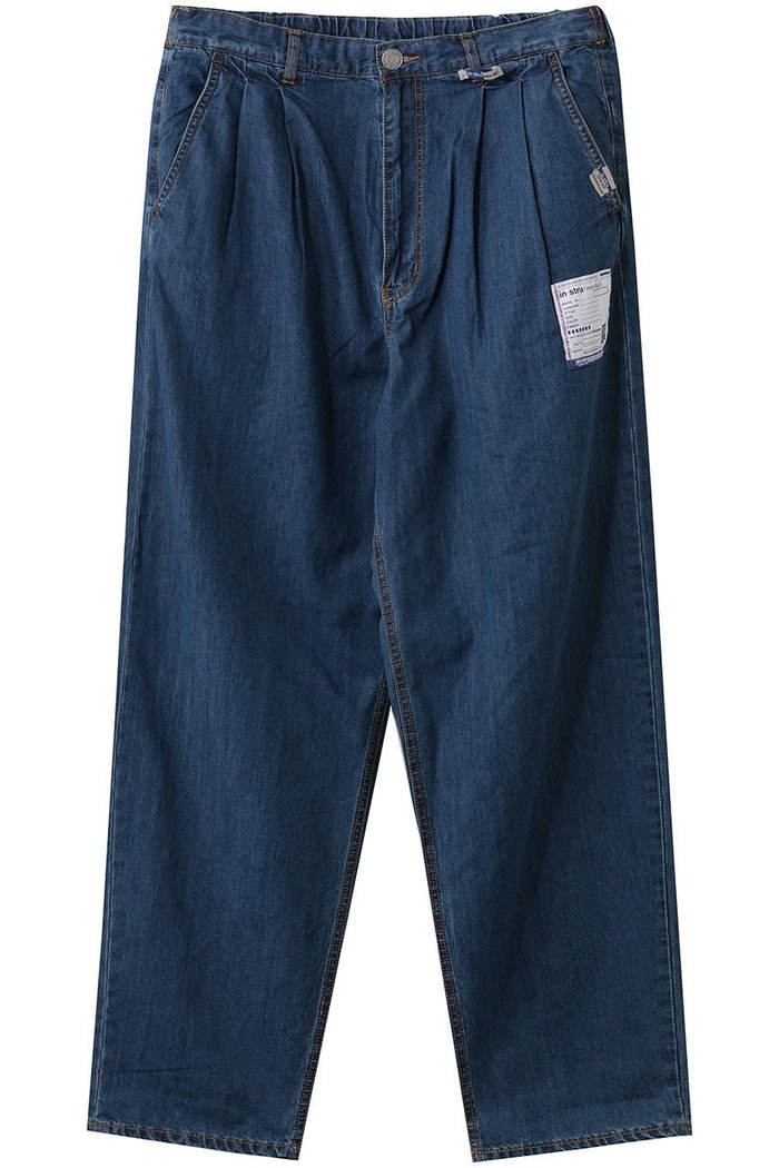 【メゾン ミハラヤスヒロ/Maison MIHARA YASUHIRO / MEN】の【MEN】【in-stru(men-tal).】COTTON TENCEL デニム ワイド テーパード パンツ インテリア・キッズ・メンズ・レディースファッション・服の通販 founy(ファニー) https://founy.com/ ファッション Fashion メンズファッション Fashion for Men ボトムス Bottoms デニムパンツ・ジーンズ Denim Pants なめらか Smooth, Silky Texture テーパード Tapered, Tapered Pants デニム Denim, Jeans Material ワイド Wide, Wide Fit |ID: prp329100004908713 ipo3291000000036768741