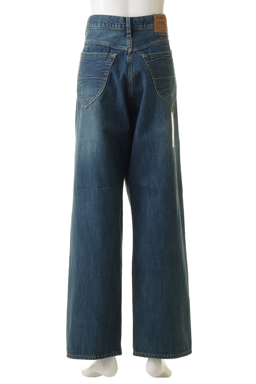 【メゾン ミハラヤスヒロ/Maison MIHARA YASUHIRO / MEN】の【MEN】【in-stru(men-tal).】HARD WASHED SELVAGE デニム バギー パンツ 人気、トレンドファッション・服の通販 founy(ファニー) 　ファッション　Fashion　メンズファッション　Fashion for Men　ボトムス　Bottoms　デニムパンツ・ジーンズ　Denim Pants　デニム　Denim, Jeans Material　リアル　Real, Realistic　リラックス　Relax, Relaxed Fit　other-4|ID: prp329100004908717 ipo3291000000036768776