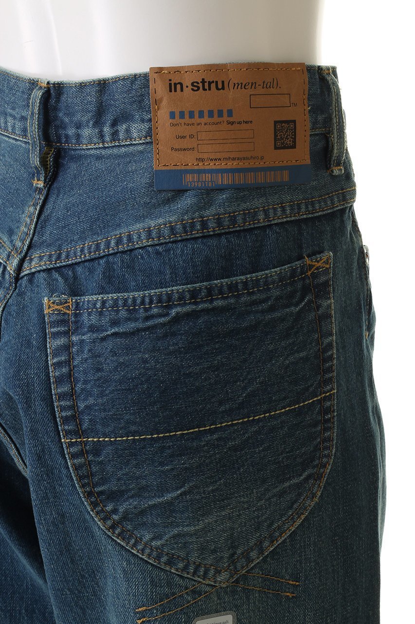 【メゾン ミハラヤスヒロ/Maison MIHARA YASUHIRO / MEN】の【MEN】【in-stru(men-tal).】HARD WASHED SELVAGE デニム バギー パンツ 人気、トレンドファッション・服の通販 founy(ファニー) 　ファッション　Fashion　メンズファッション　Fashion for Men　ボトムス　Bottoms　デニムパンツ・ジーンズ　Denim Pants　デニム　Denim, Jeans Material　リアル　Real, Realistic　リラックス　Relax, Relaxed Fit　other-6|ID: prp329100004908717 ipo3291000000036768781