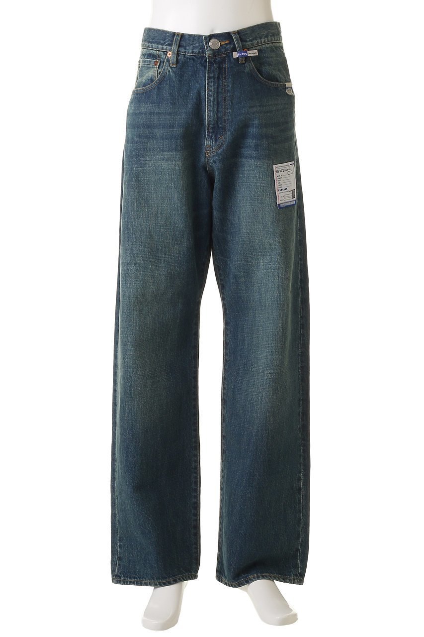【メゾン ミハラヤスヒロ/Maison MIHARA YASUHIRO / MEN】の【MEN】【in-stru(men-tal).】HARD WASHED SELVAGE デニム ストレート パンツ 人気、トレンドファッション・服の通販 founy(ファニー) 　ファッション　Fashion　メンズファッション　Fashion for Men　ボトムス　Bottoms　デニムパンツ・ジーンズ　Denim Pants　ジャケット　Jacket, Outerwear　ストレート　Straight, Straight Cut　デニム　Denim, Jeans Material　モダン　Modern, Contemporary　ヴィンテージ　Vintage Style　other-2|ID: prp329100004908719 ipo3291000000036768787