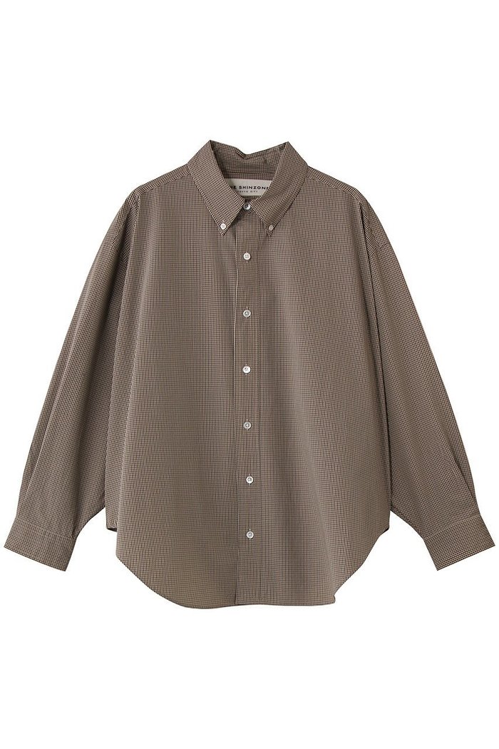 【シンゾーン/Shinzone】のミニチェック DADDY シャツ インテリア・キッズ・メンズ・レディースファッション・服の通販 founy(ファウニー) https://founy.com/ ファッション Fashion レディースファッション Fashion for Women トップス・カットソー Cut & Sew Tops シャツ・ブラウス・オフィスカジュアル Elegant Blouses & Button-Ups スリーブ Sleeve, Long Sleeve / Short Sleeve チェック Check, Plaid, Tartan デニム Denim, Jeans Material ロング Long, Long-Length 定番 Standard, Basic Item |ID: prp329100004908740 ipo3291000000036769199