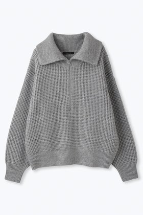 【レリル/lelill】 ワッフルハーフZIPニット人気、トレンドファッション・服の通販 founy(ファニー) ファッション Fashion レディースファッション Fashion for Women トップス・カットソー Cut & Sew Tops ニット Knit Tops & Sweaters カジュアルプルオーバー・ニットトップス Pullovers & Knit Tops / Casual Pullovers ハーフ Half, Half-Length プレーン Plain, Simple ワッフル Waffle, Waffle Knit 人気 Popular, Best Seller |ID:prp329100004908746