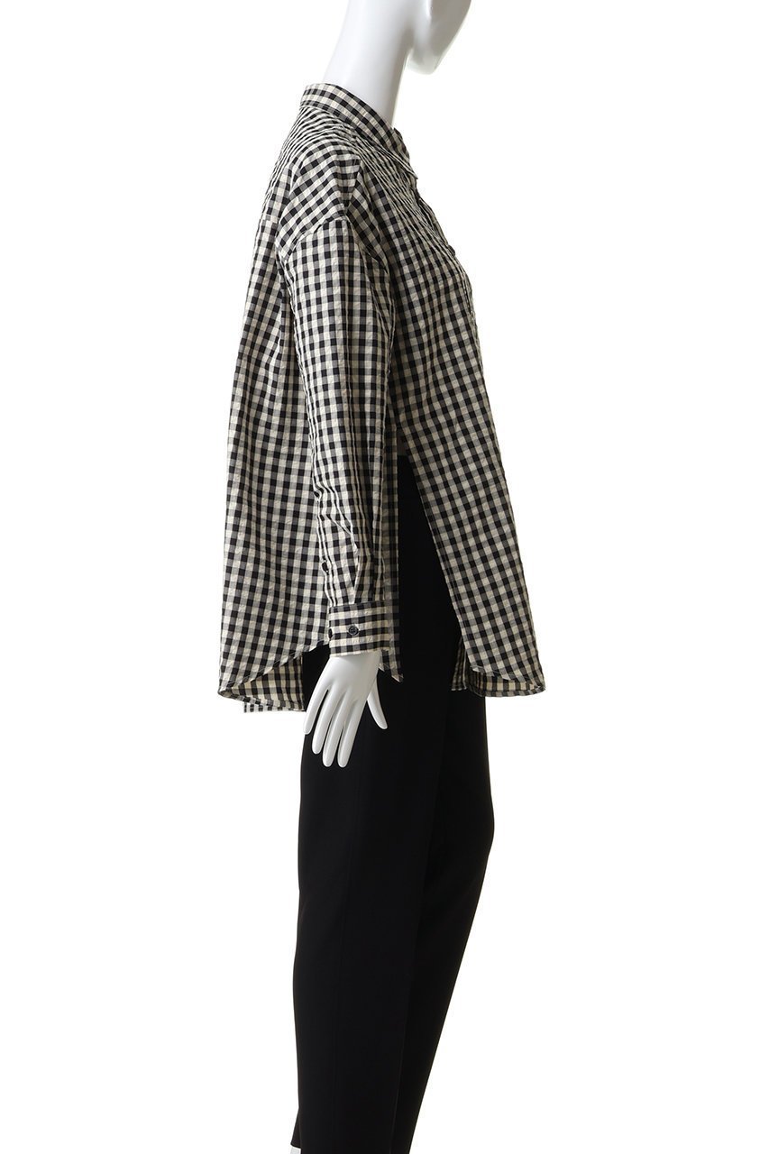 【マノフ/MANOF】のOVER SIZED 2WAY SHIRTSトップス 人気、トレンドファッション・服の通販 founy(ファニー) 　ファッション　Fashion　レディースファッション　Fashion for Women　トップス・カットソー　Cut & Sew Tops　シャツ・ブラウス・オフィスカジュアル　Elegant Blouses & Button-Ups　ギンガム　Gingham, Gingham Fabric　シンプル　Simple, Minimal　スリット　Slit, Slit Detail　スリーブ　Sleeve, Long Sleeve / Short Sleeve　チェック　Check, Plaid, Tartan　フロント　Front, Front Design　ロング　Long, Long-Length　other-3|ID: prp329100004908748 ipo3291000000036769348