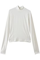 【プランク プロジェクト/PRANK PROJECT】のハイネックラインスキントップ 人気、トレンドファッション・服の通販 founy(ファニー) ファッション Fashion レディースファッション Fashion for Women トップス・カットソー Cut & Sew Tops シャツ・ブラウス・オフィスカジュアル Elegant Blouses & Button-Ups ロングTシャツ・Tシャツ Longline T-Shirts & Tees カットソー・ベーシックTシャツ Cut-and-Sewn Tops / Stretch Tees & Basics インナー Innerwear スリーブ Sleeve, Long Sleeve / Short Sleeve ハイネック High Neck, Mock Neck ロング Long, Long-Length 再入荷 Restock / Back in Stock 切替 Switching, Contrast Panel thumbnail WHT(ホワイト)|ID: prp329100004908765 ipo3291000000036769549