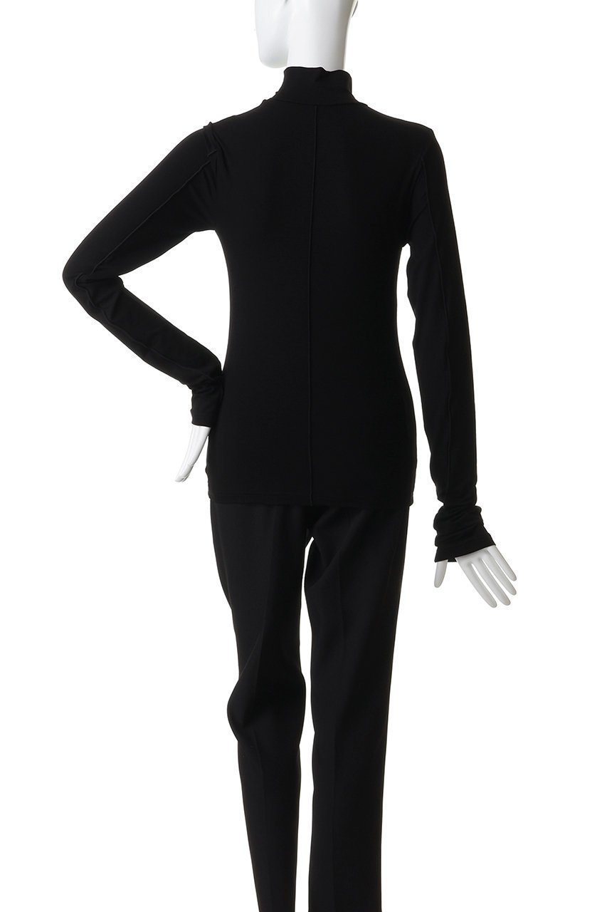 【プランク プロジェクト/PRANK PROJECT】のハイネックラインスキントップ 人気、トレンドファッション・服の通販 founy(ファニー) 　ファッション　Fashion　レディースファッション　Fashion for Women　トップス・カットソー　Cut & Sew Tops　シャツ・ブラウス・オフィスカジュアル　Elegant Blouses & Button-Ups　ロングTシャツ・Tシャツ　Longline T-Shirts & Tees　カットソー・ベーシックTシャツ　Cut-and-Sewn Tops / Stretch Tees & Basics　インナー　Innerwear　スリーブ　Sleeve, Long Sleeve / Short Sleeve　ハイネック　High Neck, Mock Neck　ロング　Long, Long-Length　再入荷　Restock / Back in Stock　切替　Switching, Contrast Panel　other-4|ID: prp329100004908765 ipo3291000000036769557