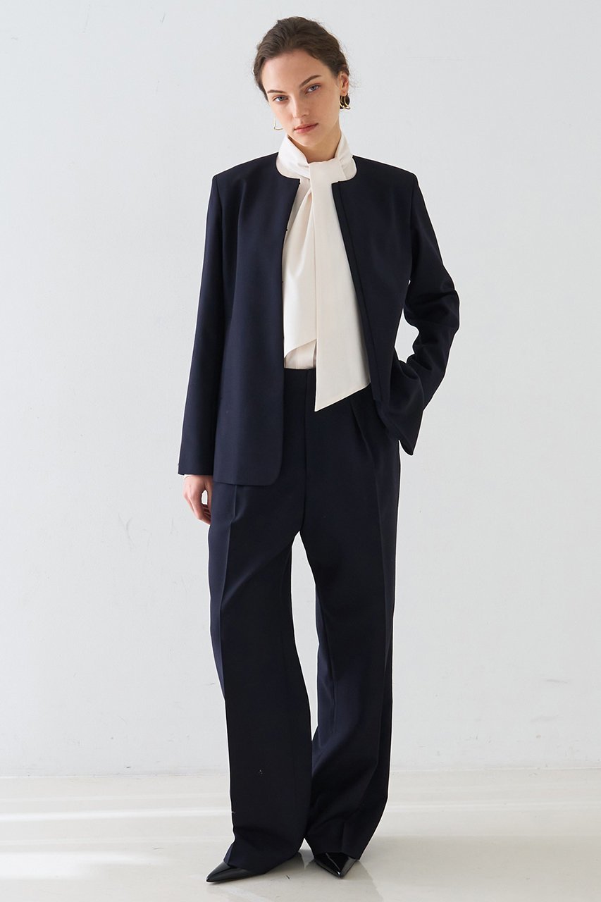 【デザイン ワークス/DESIGN WORKS】の【セットアップ対応】モヘアポプリンハイウエストパンツ 人気、トレンドファッション・服の通販 founy(ファニー) 　ファッション　Fashion　レディースファッション　Fashion for Women　セットアップ　Matching Sets　レディースパンツ・ボトムス　Pants & Trousers / Bottoms　パンツ　Pants & Trousers　おすすめ　Recommended / Our Picks　シンプル　Simple, Minimal　ジャケット　Jacket, Outerwear　セットアップ　Set-Up, Coordinated Outfit　センター　Center, Center Line　ファブリック　Fabric, Textile　新作・新入荷　New Arrivals / New In　other-8|ID: prp329100004908784 ipo3291000000036769807