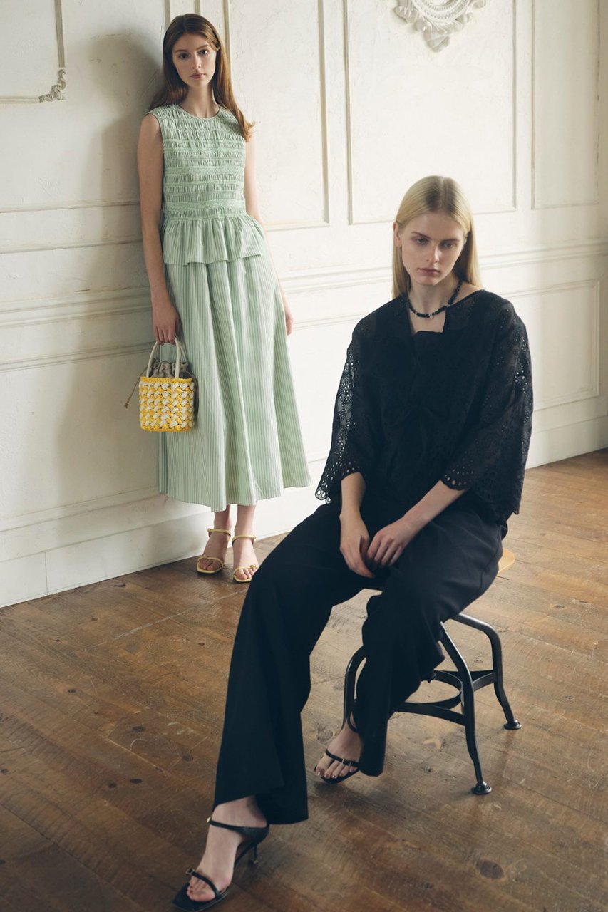 【アナイ/ANAYI】のカラーストライプスモッキング ワンピース 人気、トレンドファッション・服の通販 founy(ファニー) 　ファッション　Fashion　レディースファッション　Fashion for Women　ワンピース　Dresses　チュニック　Tunic Tops & Dresses　エレガント 上品　Elegant　ストライプ　Stripe, Striped Pattern　スモッキング　Smocking, Gathered Stitching　チュニック　Tunic, Long Top　フェミニン　Feminine, Girly　ペプラム　Peplum, Flared Hem　ロング　Long, Long-Length　春　Spring　other-6|ID: prp329100004908789 ipo3291000000036769850