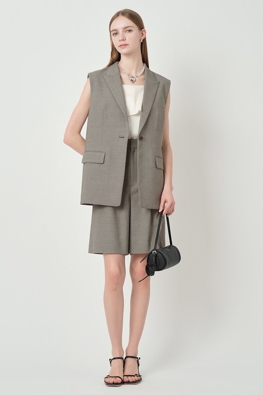 【アナイ/ANAYI】の【セットアップ対象商品】シャークスキンハーフパンツ 人気、トレンドファッション・服の通販 founy(ファニー) 　ファッション　Fashion　レディースファッション　Fashion for Women　セットアップ　Matching Sets　レディースパンツ・ボトムス　Pants & Trousers / Bottoms　パンツ　Pants & Trousers　ショートパンツ・ハーフパンツ　High-Waisted & Relaxed Shorts　おすすめ　Recommended / Our Picks　ショート　Short, Short Length　ジャケット　Jacket, Outerwear　セットアップ　Set-Up, Coordinated Outfit　トレンド　Trend, Trending Now　ハーフ　Half, Half-Length　エレガント 上品　Elegant　夏　Summer　春　Spring　S/S・春夏　SS, Spring/Summer, Warm Season　other-8|ID: prp329100004908792 ipo3291000000036769893