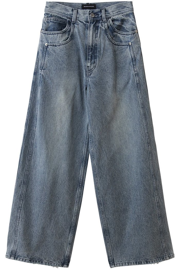 【メゾンスペシャル/MAISON SPECIAL】のDouble Pocket Color Denim/ダブルポケットカラーデニム インテリア・キッズ・メンズ・レディースファッション・服の通販 founy(ファニー) https://founy.com/ ファッション Fashion レディースファッション Fashion for Women パンツ Pants & Trousers デニムパンツ・ジーンズ・美脚デニム Denim Jeans & Pants おすすめ Recommended / Our Picks クロップド Cropped, Short Length ストレート Straight, Straight Cut ダメージ Distressed, Destroyed デニム Denim, Jeans Material リラックス Relax, Relaxed Fit ワイド Wide, Wide Fit |ID: prp329100004908853 ipo3291000000036770555