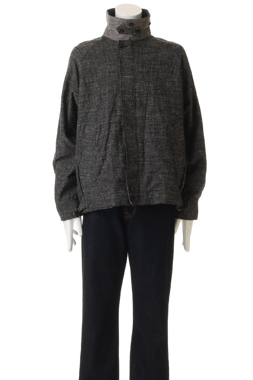 【ベリーテイジ/VERYTAGE / MEN】の【MEN】THE HARRINGTON ジャケット 人気、トレンドファッション・服の通販 founy(ファニー) 　ファッション　Fashion　メンズファッション　Fashion for Men　クラシカル　Classical, Vintage-Inspired　クラシック　Classic, Timeless Style　シルク　Silk, 100% Silk　ジャケット　Jacket, Outerwear　スタンド　Stand Collar, Upright Stand　チェック　Check, Plaid, Tartan　ネップ　Nepp, Slub Yarn　モダン　Modern, Contemporary　other-8|ID: prp329100004908865 ipo3291000000036770699