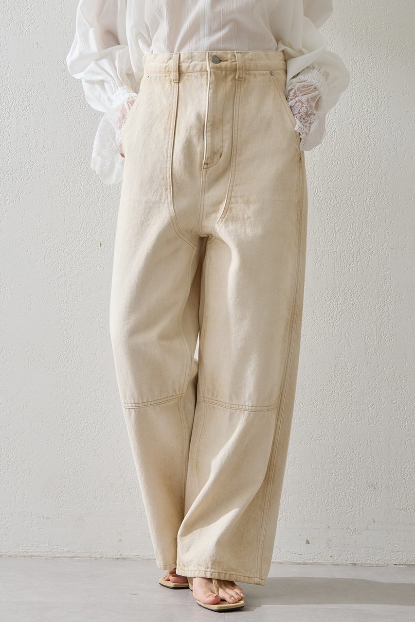 【ウィムガゼット/Whim Gazette】のサンフェードダブルニーパンツ 人気、トレンドファッション・服の通販 founy(ファニー) 　ファッション　Fashion　レディースファッション　Fashion for Women　パンツ　Pants & Trousers　シンプル　Simple, Minimal　ワーク　Workwear, Utility Style　再入荷　Restock / Back in Stock　other-5|ID: prp329100004909018 ipo3291000000036772500