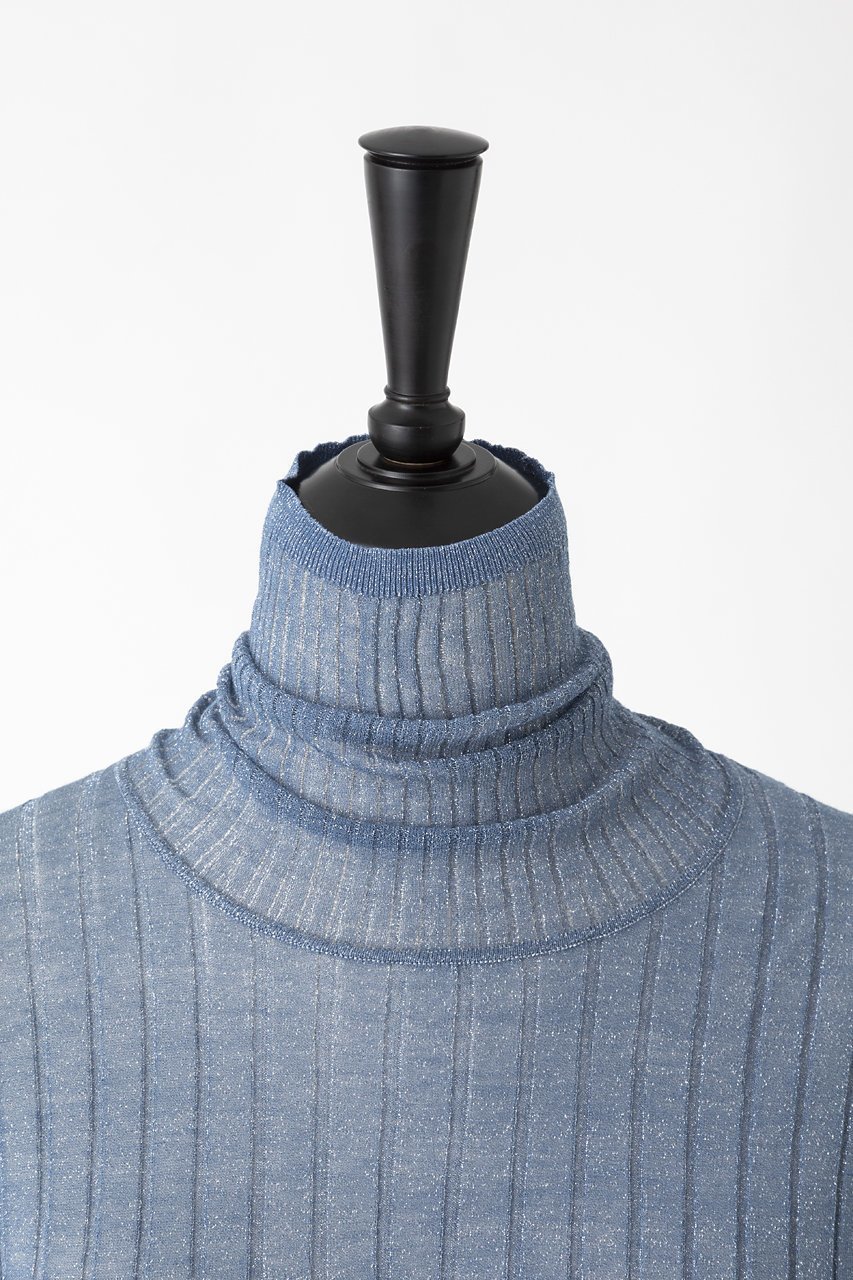 【オーヴィル/EAUVIRE】のシアーラメタートルネックニットプルオーバー 人気、トレンドファッション・服の通販 founy(ファニー) 　ファッション　Fashion　レディースファッション　Fashion for Women　トップス・カットソー　Cut & Sew Tops　ニット　Knit Tops & Sweaters　カジュアルプルオーバー・ニットトップス　Pullovers & Knit Tops / Casual Pullovers　タートルネック・ハイネックトップス　Turtlenecks & High-Neck Tops　なめらか　Smooth, Silky Texture　イタリア　Italy　シアー　Sheer, See-Through　タートルネック　Turtleneck, High Neck　フィット　Fit, Slim Fit　ワイドリブ　Wide Rib, Wide Ribbed Knit　エレガント 上品　Elegant　再入荷　Restock / Back in Stock　other-4|ID: prp329100004909031 ipo3291000000036772682