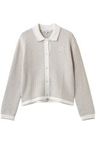 【メゾン キツネ/MAISON KITSUNE】のLACE KNIT STRIPED カーディガン 人気、トレンドファッション・服の通販 founy(ファニー) ファッション Fashion レディースファッション Fashion for Women トップス・カットソー Cut & Sew Tops ニット Knit Tops & Sweaters カーディガン・羽織り Layered Style Cardigans カジュアルプルオーバー・ニットトップス Pullovers & Knit Tops / Casual Pullovers カーディガン Cardigan, Knitwear ストライプ Stripe, Striped Pattern スラックス Slacks, Dress Pants スリーブ Sleeve, Long Sleeve / Short Sleeve デニム Denim, Jeans Material レース Lace, Lace Fabric ロング Long, Long-Length 夏 Summer 春 Spring S/S・春夏 SS, Spring/Summer, Warm Season thumbnail エクリュ/ペリカン|ID: prp329100004909035 ipo3291000000036772726