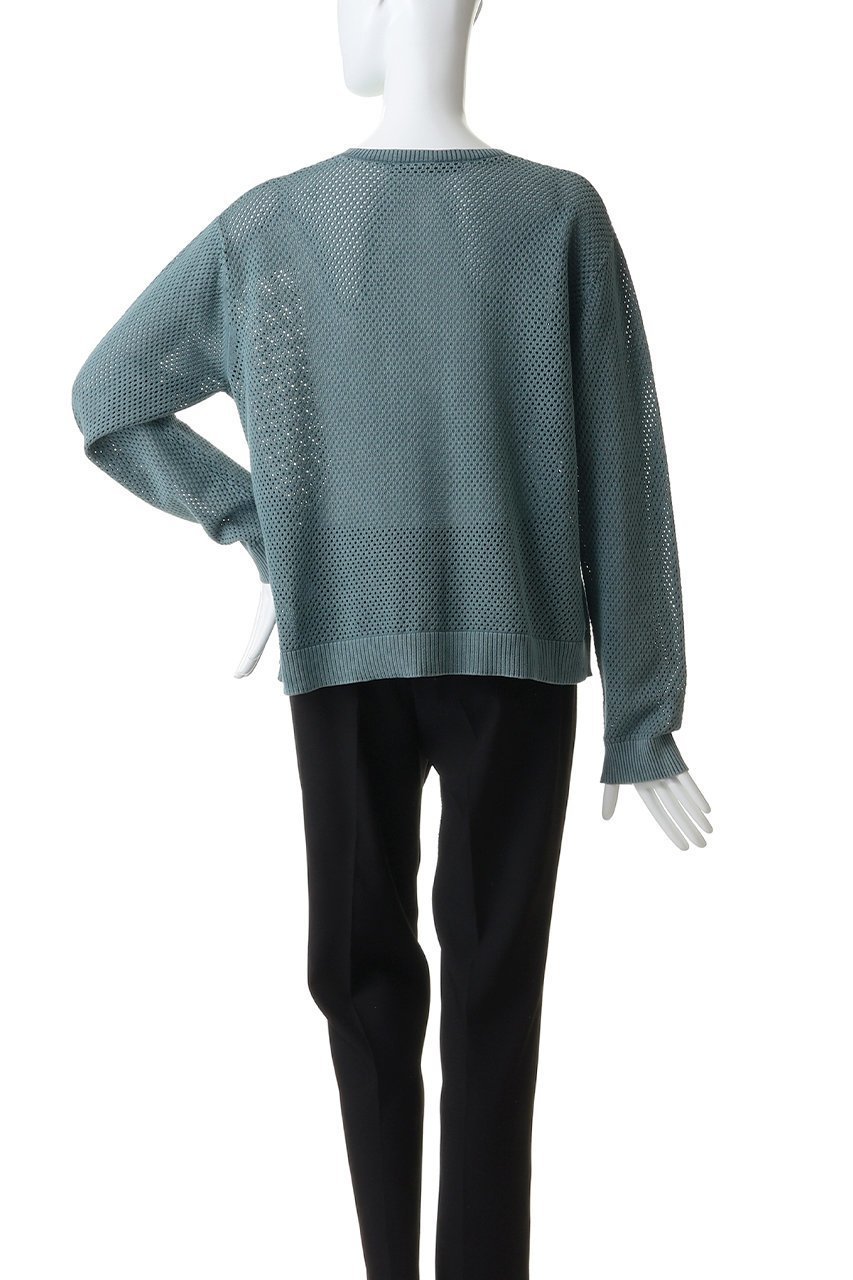 【ミズイロ インド/mizuiro ind】のstone wash mesh crew neck C/D カーディガン 人気、トレンドファッション・服の通販 founy(ファニー) 　ファッション　Fashion　レディースファッション　Fashion for Women　トップス・カットソー　Cut & Sew Tops　ニット　Knit Tops & Sweaters　カーディガン・羽織り　Layered Style Cardigans　ウォッシュ　Washed Finish　カーディガン　Cardigan, Knitwear　トレンド　Trend, Trending Now　ベーシック　Basic, Essential　other-4|ID: prp329100004909040 ipo3291000000036772822