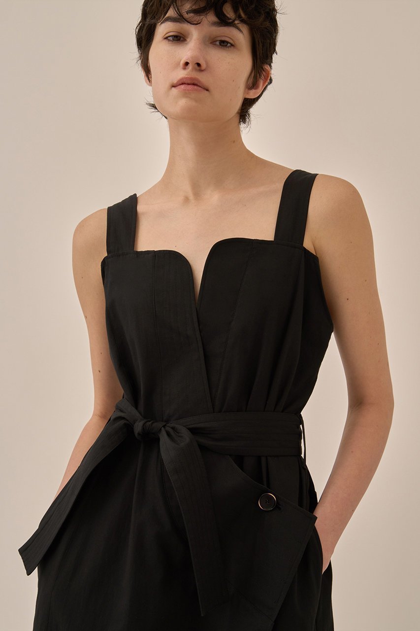 【アキラナカ/AKIRANAKA】のEvie スリップ ドレス 人気、トレンドファッション・服の通販 founy(ファニー) 　ファッション　Fashion　レディースファッション　Fashion for Women　ワンピース　Dresses　フォーマル・パーティードレス・結婚式用ドレス　Elegant & Casual Dresses　チュニック　Tunic Tops & Dresses　アシンメトリー　Asymmetrical Style　カッティング　Cutting Detail　スリット　Slit, Slit Detail　チュニック　Tunic, Long Top　ドレス　Dress, One-Piece　フロント　Front, Front Design　ポケット　Pocket, Pocket Detail　モダン　Modern, Contemporary　ロング　Long, Long-Length　other-6|ID: prp329100004909069 ipo3291000000036773078