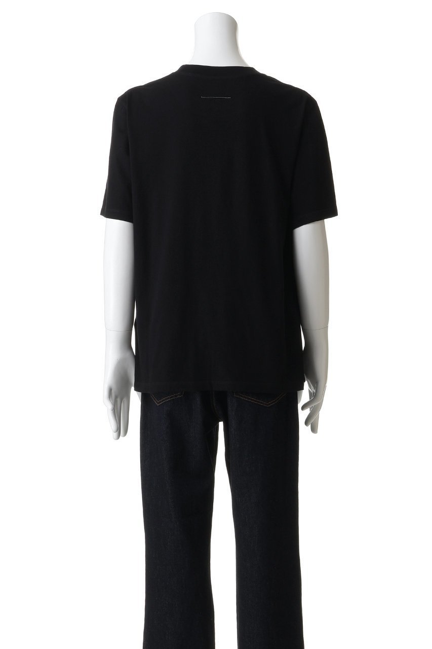 【エムエムシックス メゾンマルジェラ/MM6 Maison Margiela / MEN】の【MEN】ロゴプリントTシャツ 人気、トレンドファッション・服の通販 founy(ファニー) 　ファッション　Fashion　メンズファッション　Fashion for Men　トップス・カットソー　Cut & Sew Tops　メンズシャツ　Shirts　インナー　Innerwear　カーディガン　Cardigan, Knitwear　ショート　Short, Short Length　ジャケット　Jacket, Outerwear　スリーブ　Sleeve, Long Sleeve / Short Sleeve　バランス　Balance, Style Balance　フィット　Fit, Slim Fit　プリント　Print, Printed Pattern　other-4|ID: prp329100004909093 ipo3291000000036773296