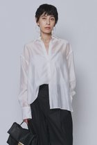 【プルミエ アロンディスモン/1er Arrondissement】のシアーテンセルシャツ オフホワイト|ID:prp329100004909139