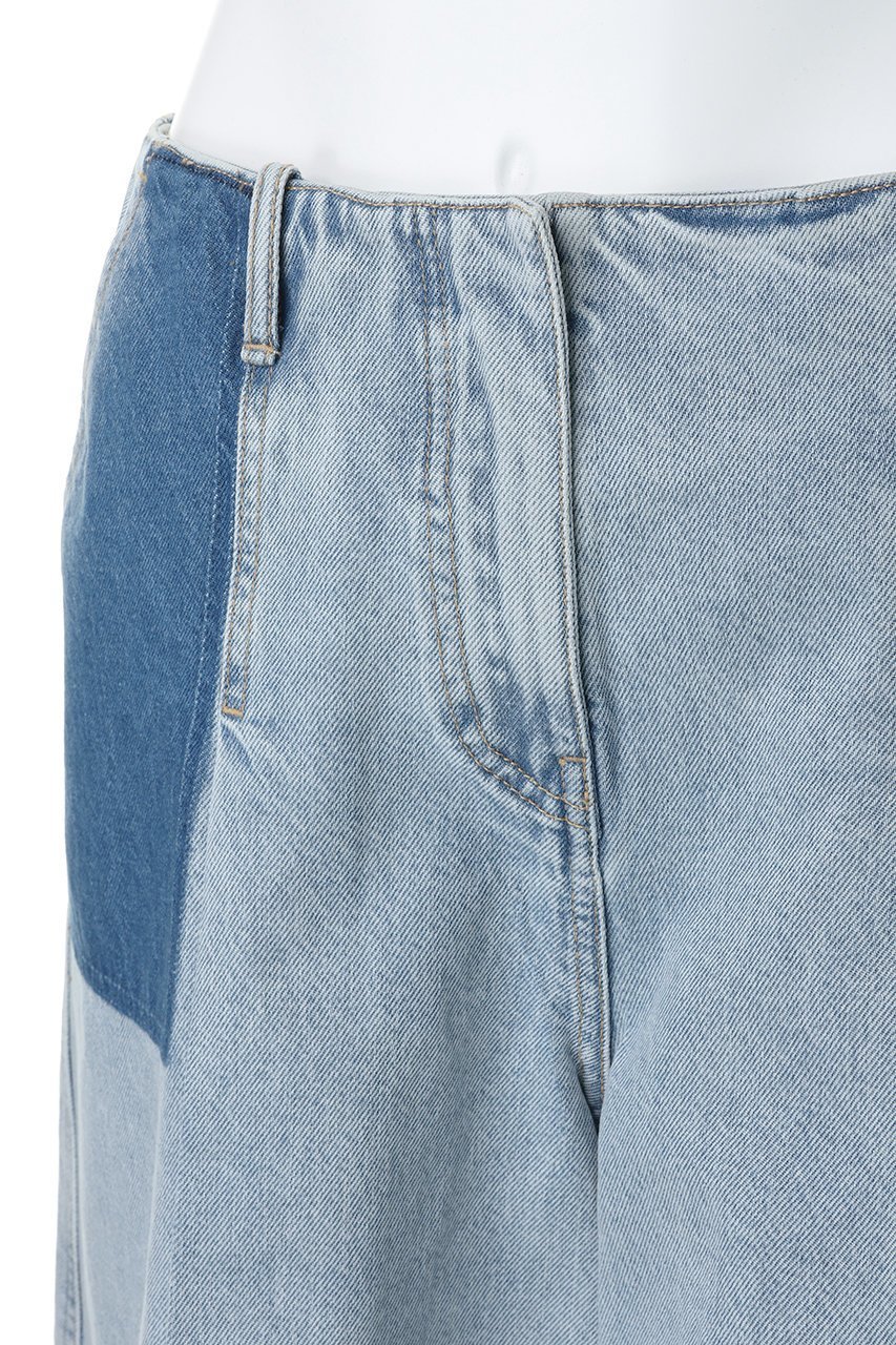 【スリーワン フィリップリム/3.1 Phillip Lim】のゴースト パッチ ライトウェイト デニム バミューダ ショーツ 人気、トレンドファッション・服の通販 founy(ファニー) 　ファッション　Fashion　レディースファッション　Fashion for Women　パンツ　Pants & Trousers　ショートパンツ・ハーフパンツ　High-Waisted & Relaxed Shorts　ウォッシュ　Washed Finish　クラシック　Classic, Timeless Style　ショーツ　Shorts, Short Pants　ショート　Short, Short Length　デニム　Denim, Jeans Material　パッチ　Patch, Appliqué　フレア　Flare, Flared　ポケット　Pocket, Pocket Detail　モダン　Modern, Contemporary　軽量　Lightweight, Ultra Light　other-5|ID: prp329100004909177 ipo3291000000036774148