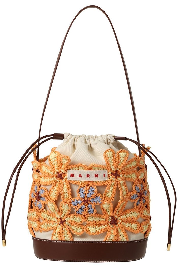 【マルニ/MARNI】のFLOWER BUCKET インテリア・キッズ・メンズ・レディースファッション・服の通販 founy(ファニー) https://founy.com/ ファッション Fashion レディースファッション Fashion for Women バッグ Bags カッティング Cutting Detail コンパクト Compact, Small Size シンプル Simple, Minimal スマート Smart, Elegant バケツ Bucket, Bucket Style フラワー Flower, Floral モチーフ Motif, Design Theme エレガント 上品 Elegant 夏 Summer |ID: prp329100004909208 ipo3291000000036774386
