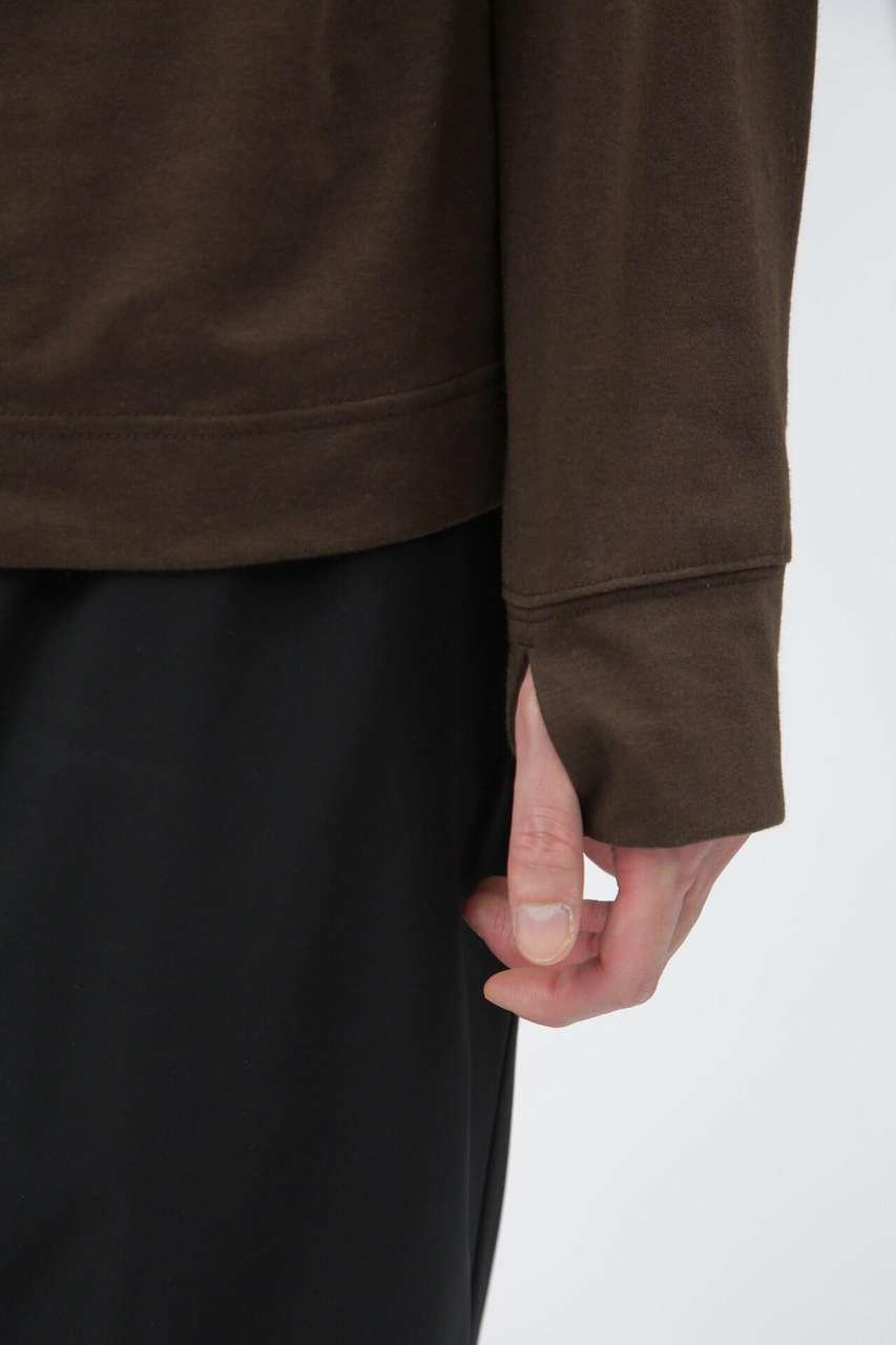 【その他のブランド/Other】のCOTTON POLYESTER JERSEY 人気、トレンドファッション・服の通販 founy(ファニー) 　ファッション　Fashion　レディースファッション　Fashion for Women　トップス・カットソー　Cut & Sew Tops　シャツ・ブラウス・オフィスカジュアル　Elegant Blouses & Button-Ups　ロングTシャツ・Tシャツ　Longline T-Shirts & Tees　カットソー・ベーシックTシャツ　Cut-and-Sewn Tops / Stretch Tees & Basics　コレクション　Collection, Seasonal Line　スリーブ　Sleeve, Long Sleeve / Short Sleeve　マーガレット　Marguerite, Daisy Pattern　ミックス　Mix, Mixed Style　ロング　Long, Long-Length　防寒　Cold Protection, Winter-Ready　other-6|ID: prp329100004909239 ipo3291000000036774685